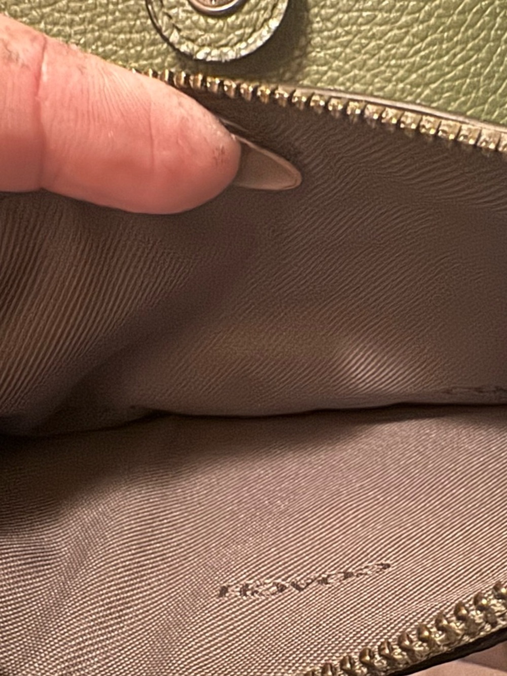 Coach 53529 Noa Pop-Up Messenger (Olive) - EUC - Picture 5 of 14